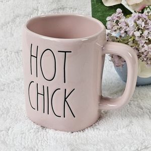 NWOT Rae Dunn Hot Chick Pink Mug